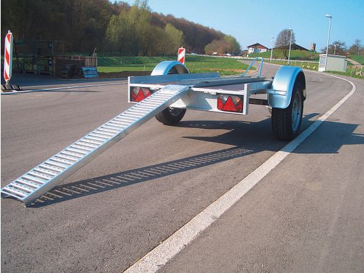 Ladder oprijplaat - verzinkt staal