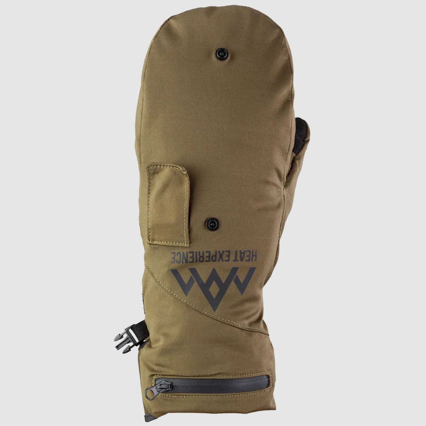 HeatX Heated Hunting Pullover Gloves Oliv Green L
