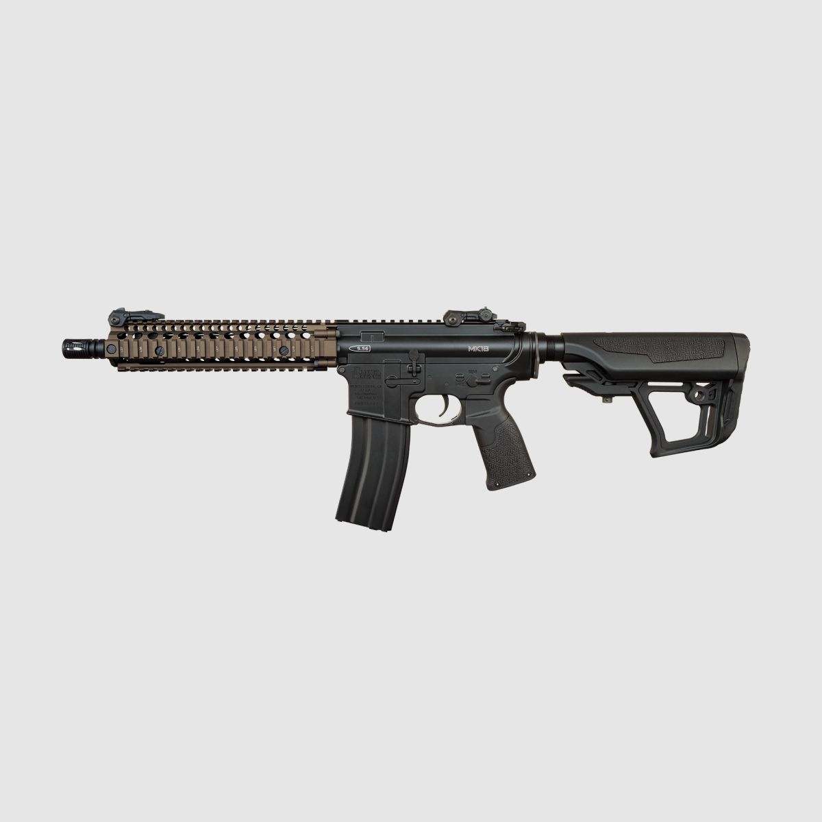 ICS EMG Daniel Defense MK18 S3 (IMD-180S3-1) FDE Rifle Airsoft S-AEG a partir de 18 años