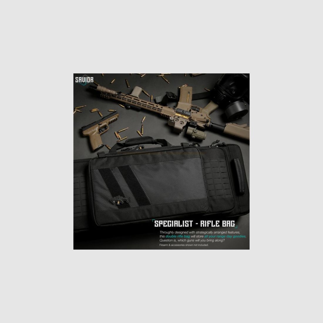 Savior – Specialist Double Rifle Case / 42 Inch / Black, Bild 2 von 3
