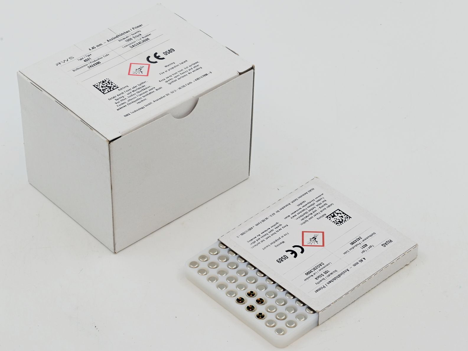 Inneschi RWS Small Pistol SX Nr. 4031, confezione da 100 (100 pz per scatola) Sintox