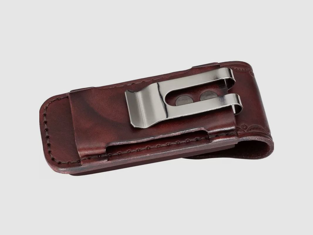 Fallkniven Phantom - 40. Jubiläumsmodell - Elmax - Desert Ironwood - Lederholster, Bild 6 von 15