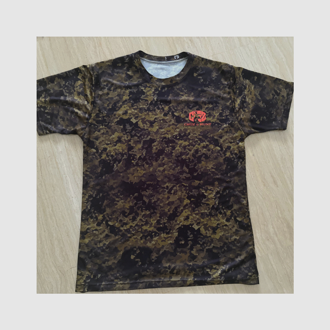 TECHNISCHES T-SHIRT FARBE WALD KURZE ÄRMEL CRUZ & HUNT, Bild 1 von 2