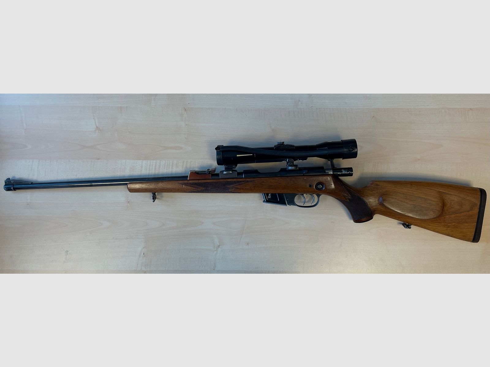 Rep. Büchse Walther Kal. .22Hornet mit ZF Nickel Supra 4x36 L8i