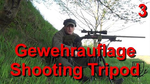 Dreibein/Stativ mit Gewehrauflage - Shooting Tripod - Waldfein DIY #02