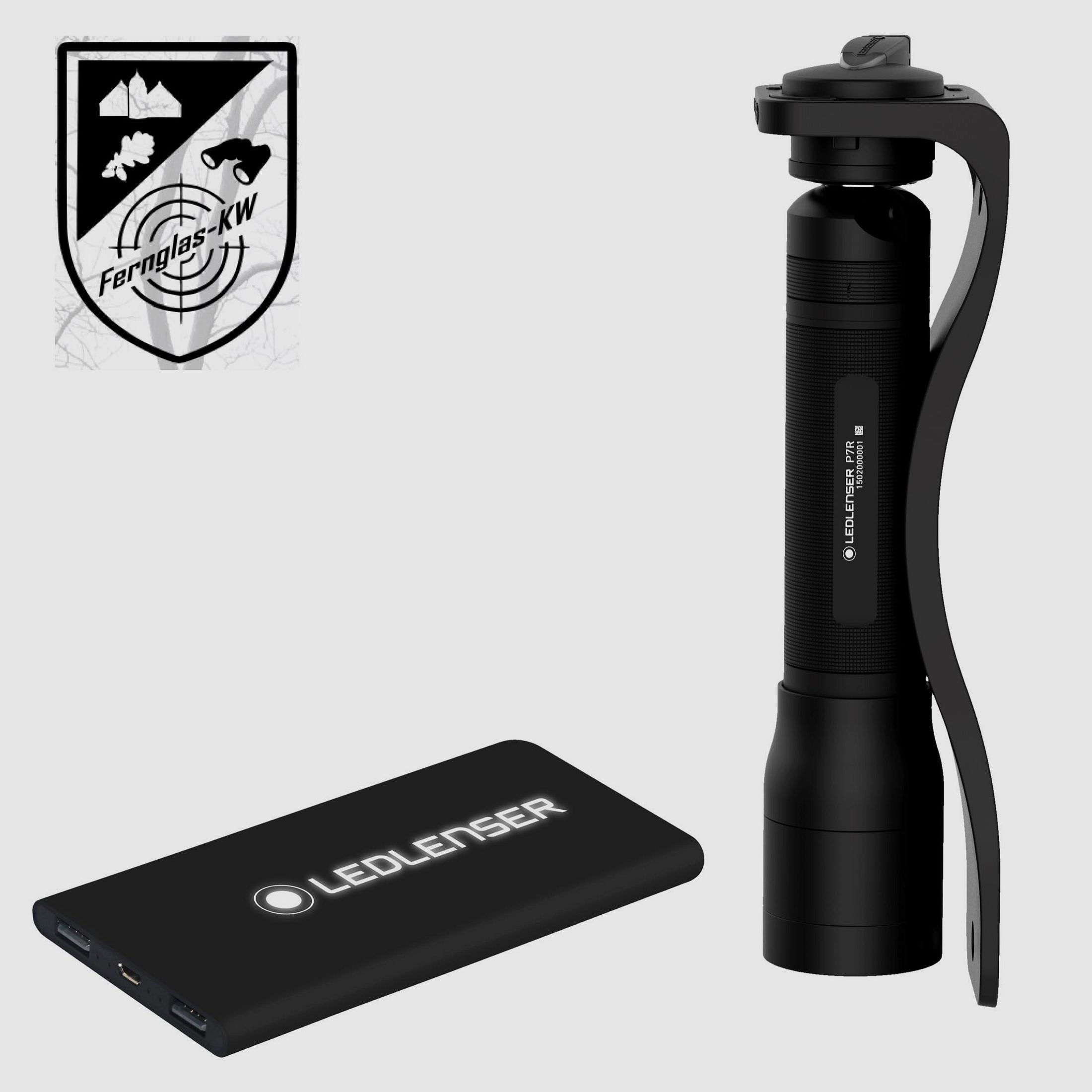 Lampe de poche LED Ledlenser P7R avec Powerbank 502047