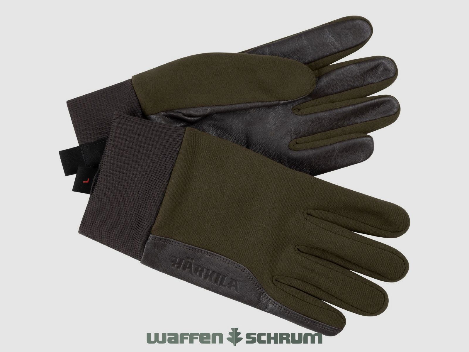 Härkila Schießhandschuhe Driven Hunt  Willow green/ Shadow brown