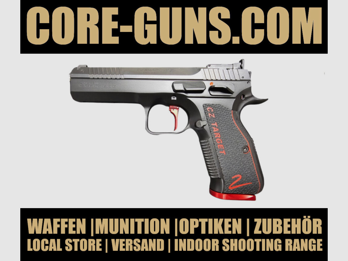 CZ Shadow 2 Target 9mm 5" Luger Pistole UVP: 2278€ sofort verfügbar +20€ deutschlandweiter Versand