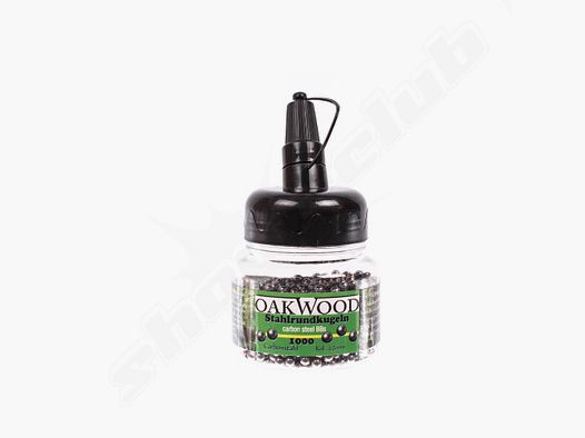 OAKWOOD Tactical Carbonstahl Kugeln BB 4,5mm -