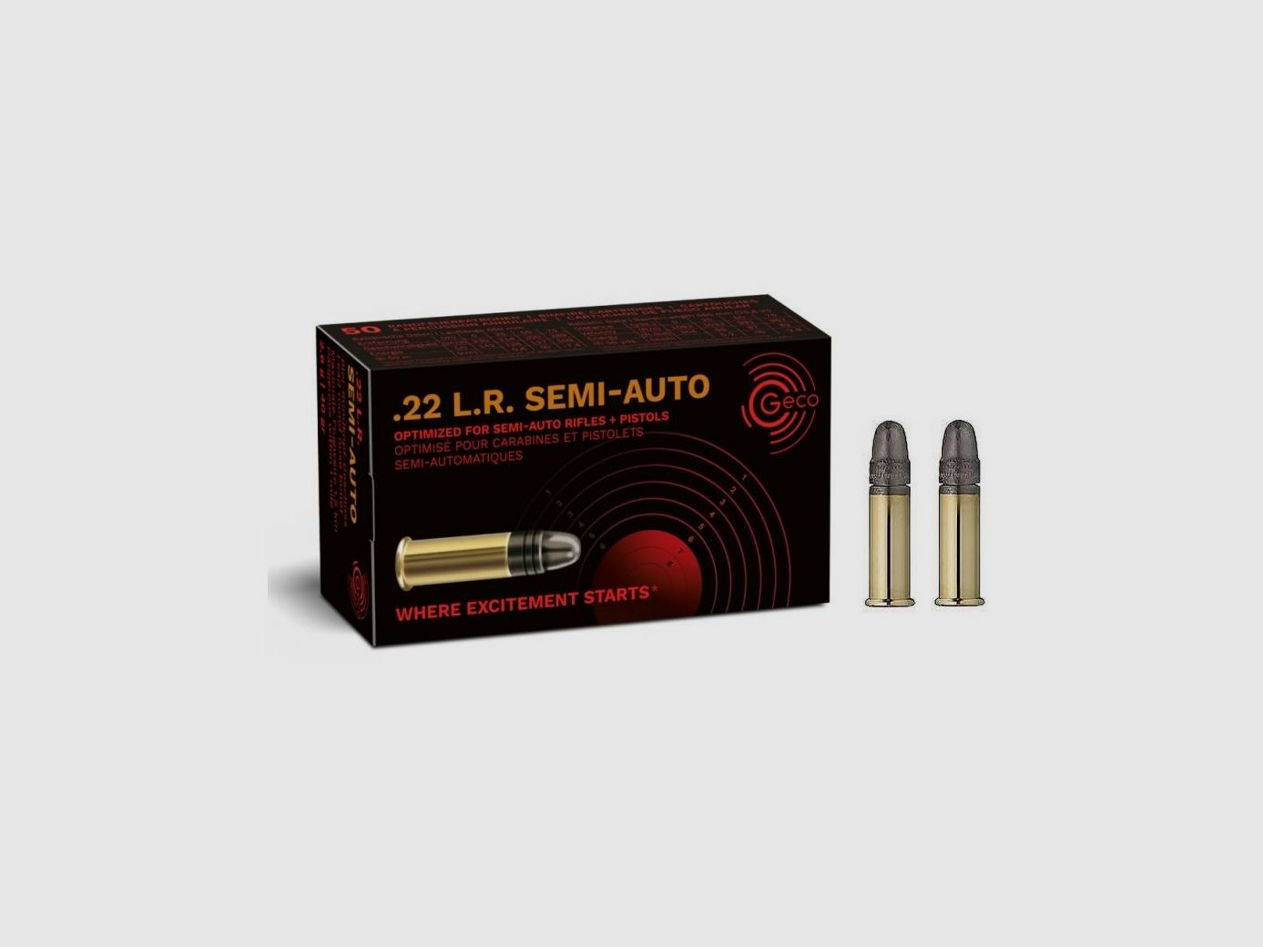 MUNITION GECO KAL. 22LR SEMI-AUTO