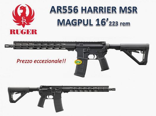 RUGER AR556 HARRIER MSR MAGPUL Lauf 16´´1 - Kal.223 rem - neu im Angebot