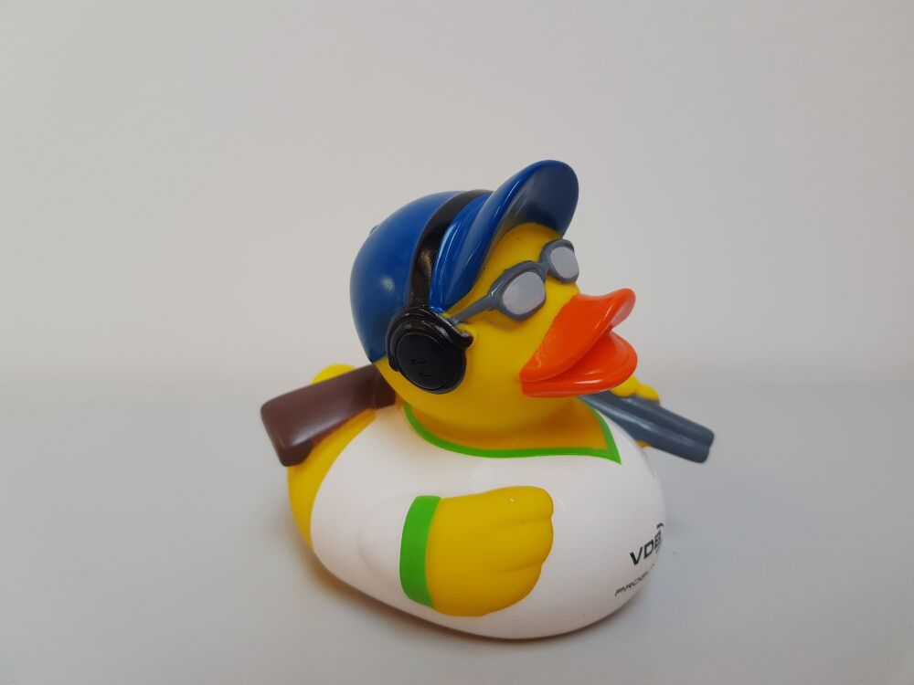 VDB Gummi-Pato - Pato de baño de paloma de arcilla