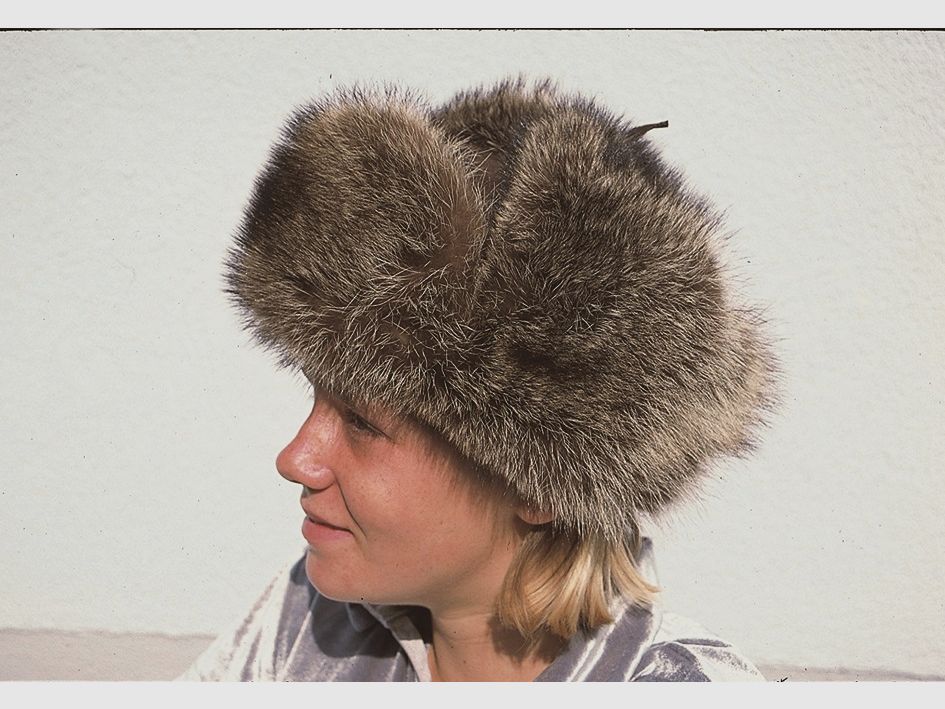 Puschkin Mütze Waschbär