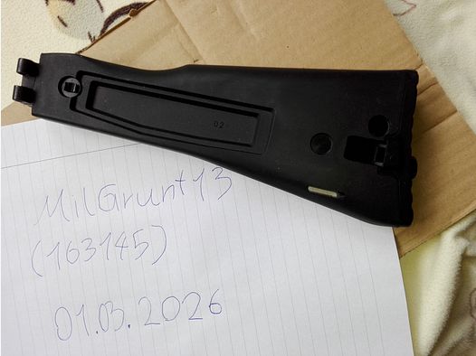 Original IZHMASH Polymer AK74M 5,5mm Pin/Stift Klappschaft, 100 Series AK culata plegable (nueva versión con la ranura para la correa del buttpad)