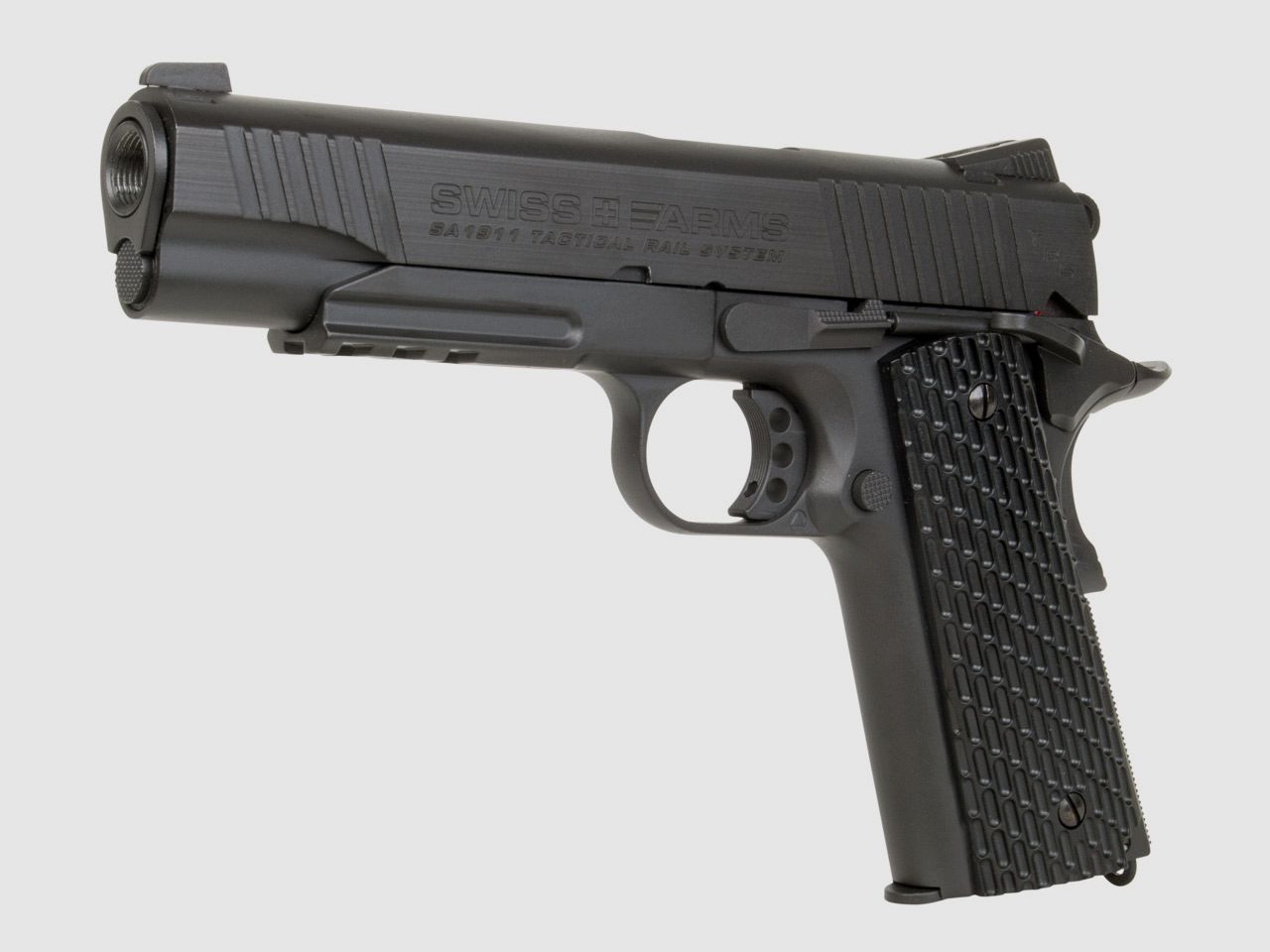 CO2 Pistole Swiss Arms 1911 TRS Blowback Kaliber 4,5 mm BB (P18)