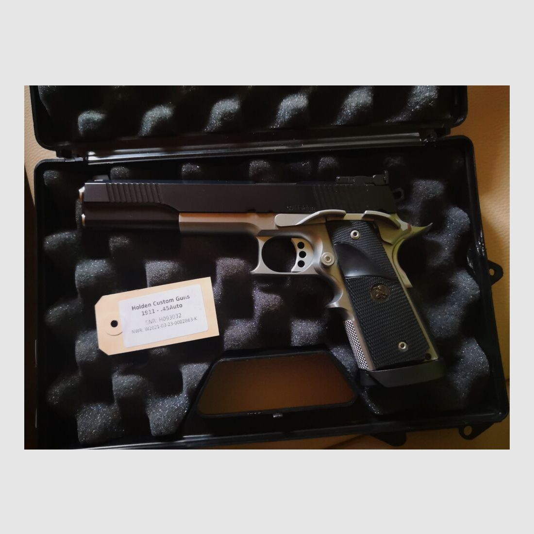 Holden Custom Guns	 1911 Longslide 6"