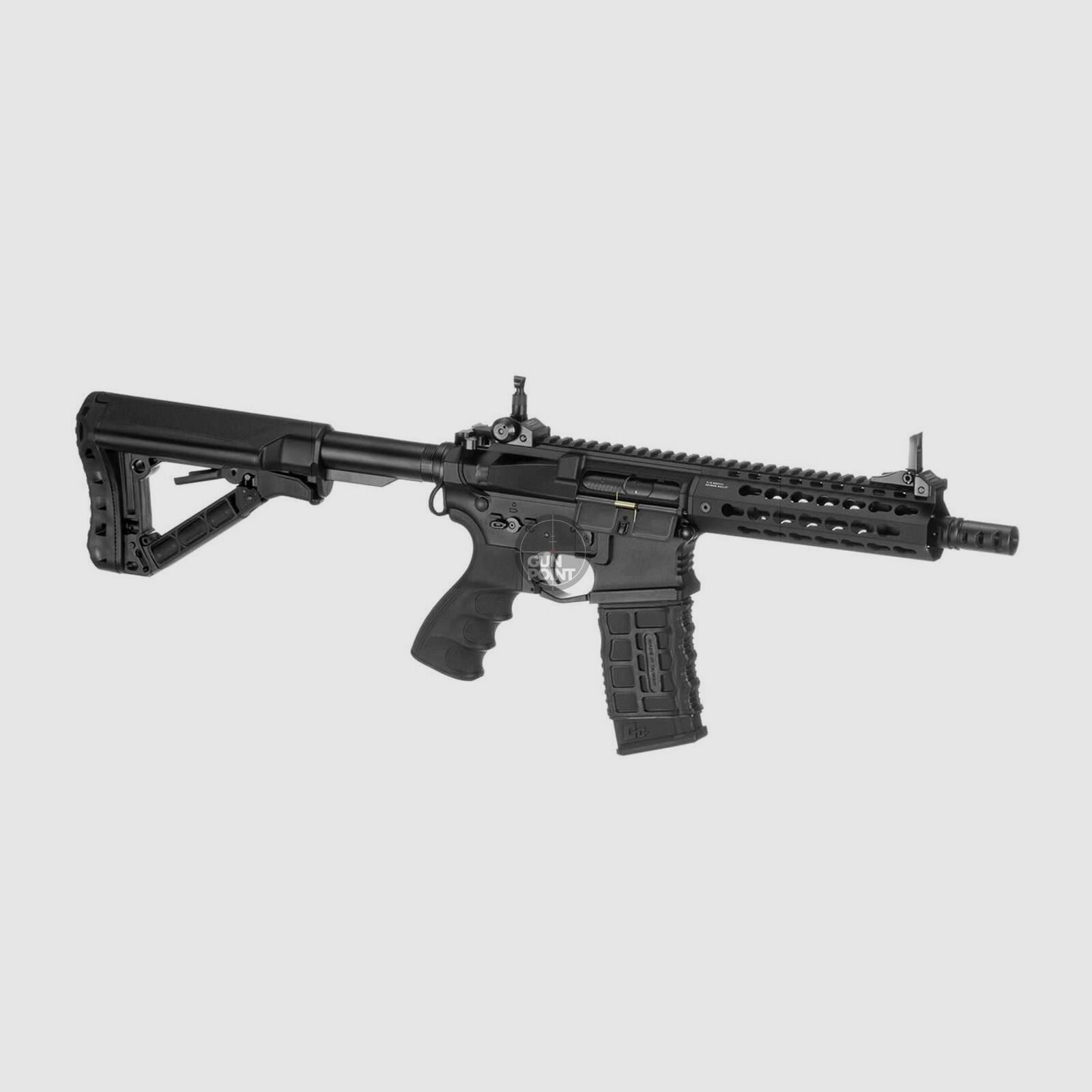 Softair - Gewehr - G&G GC16 E.T.U. SR CQB S-AEG-Schwarz - ab 18, ber 0,5 Joule