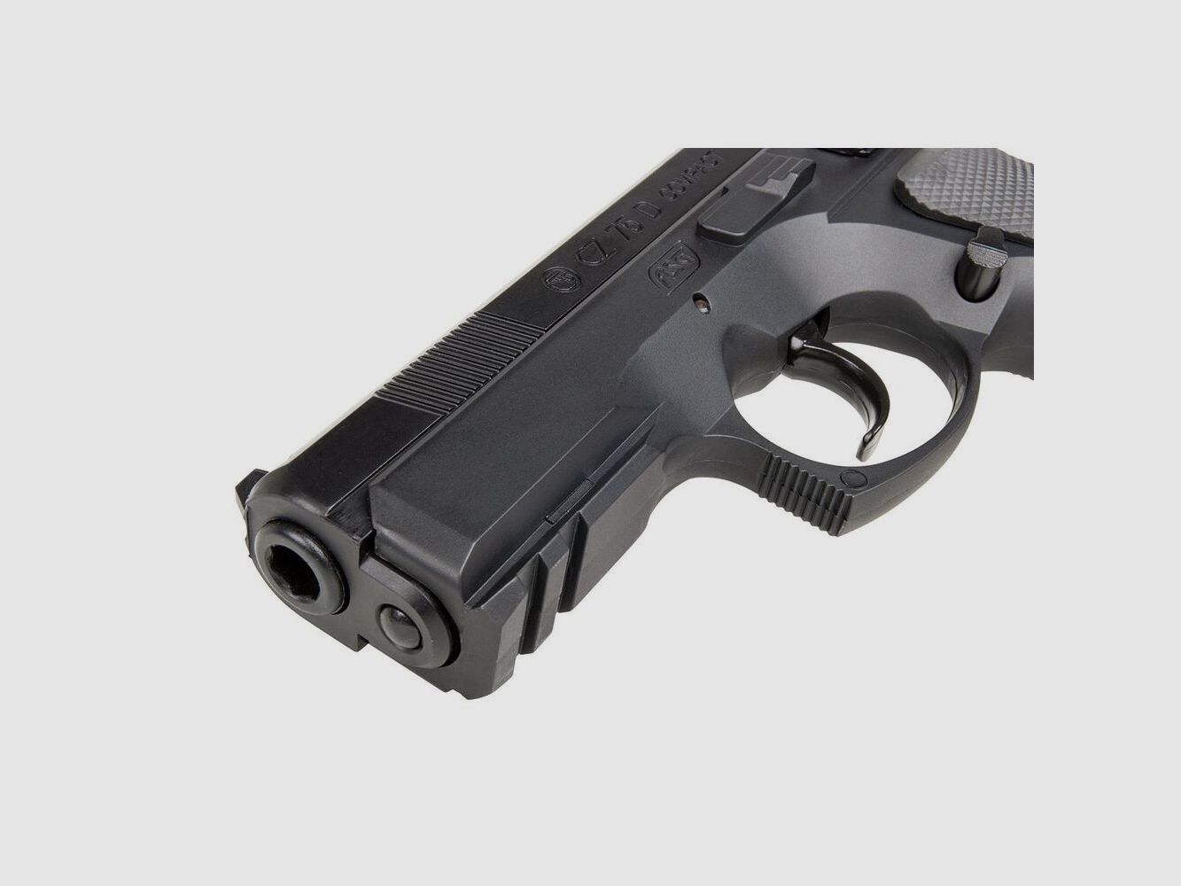 CZ 75D Compact Schwarz 4,5mm BB Druckluft Co2 Non BlowBack, Bild 4 von 8