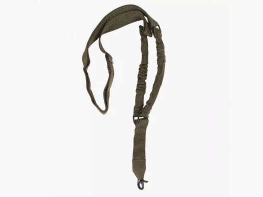 Correa táctica para rifle / correa de transporte con bungee (65-123 cm), 1 punto, oliva