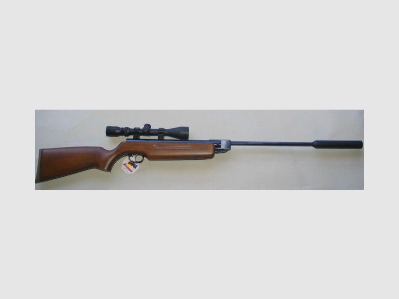 Incienso HW 35 con silenciador y visor 3-9x40 - ¡ajustado!