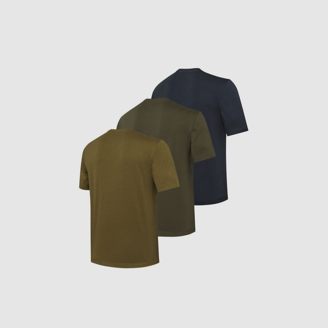 Beretta T-shirt 3-pack Corporate Green Stone&Ebony&FDE, image 2 of 8