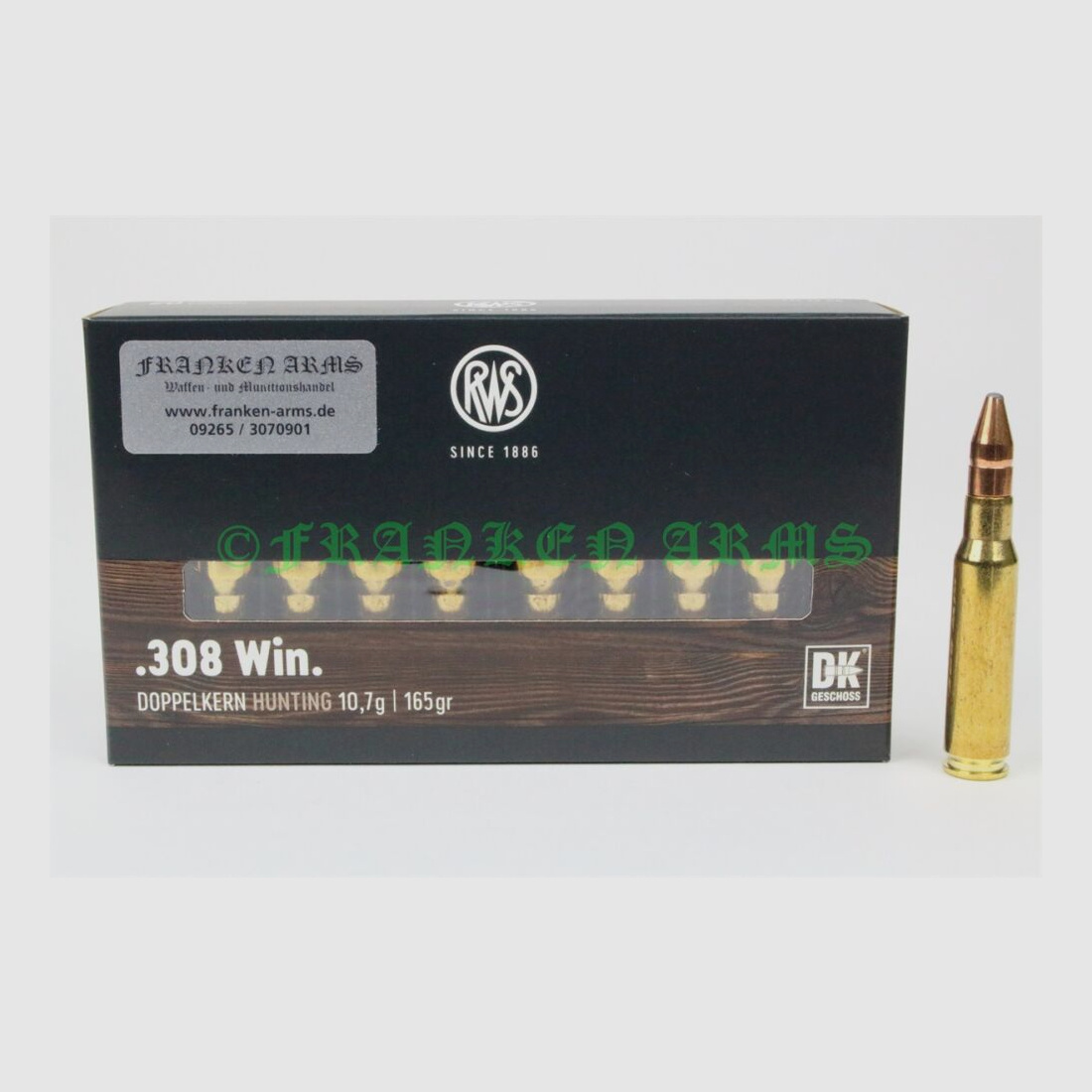 RWS Doppelkern .308 Win. 165gr. 10,7g 20 Stück Staffelpreis