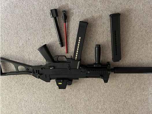 S&T Ump 45 met Aluminium Buitenloop Kit met Alu Geluidsdemper ZONDER KIKKER