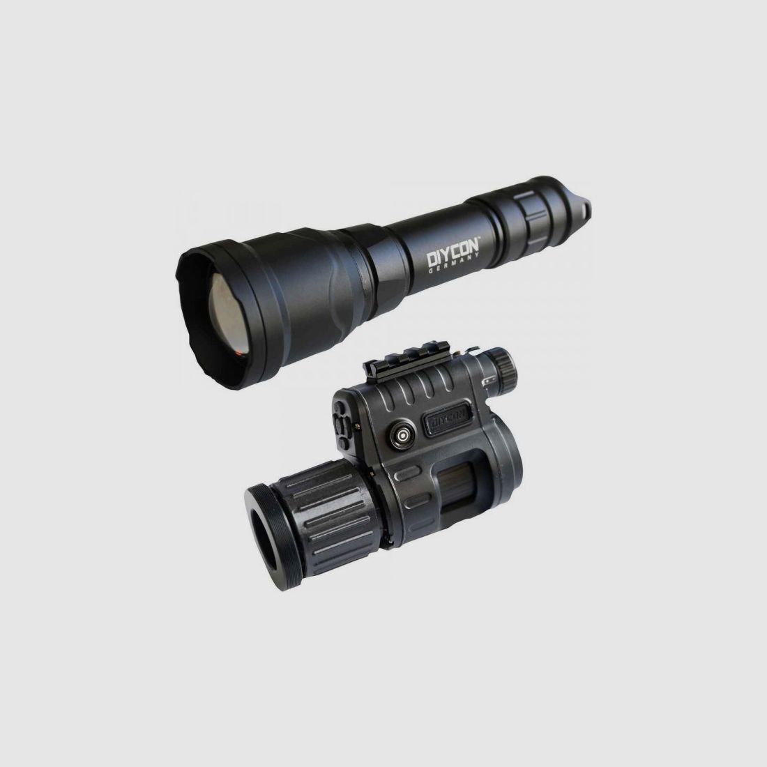 NACHTSICHTGERÄT DIYCON DNVC-3 BLACK MAMBA INKL. IR-AUFHELLER PREDATOR 2