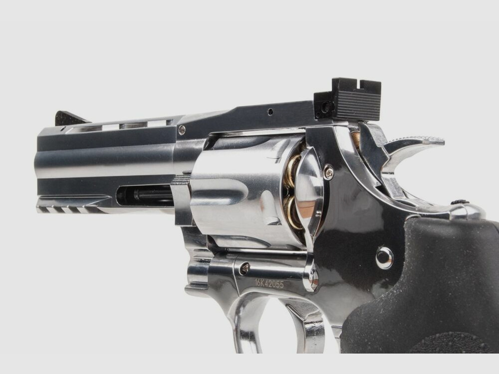 Dan Wesson 715 4" .177 Silber 4,5mm Druckluft Co2