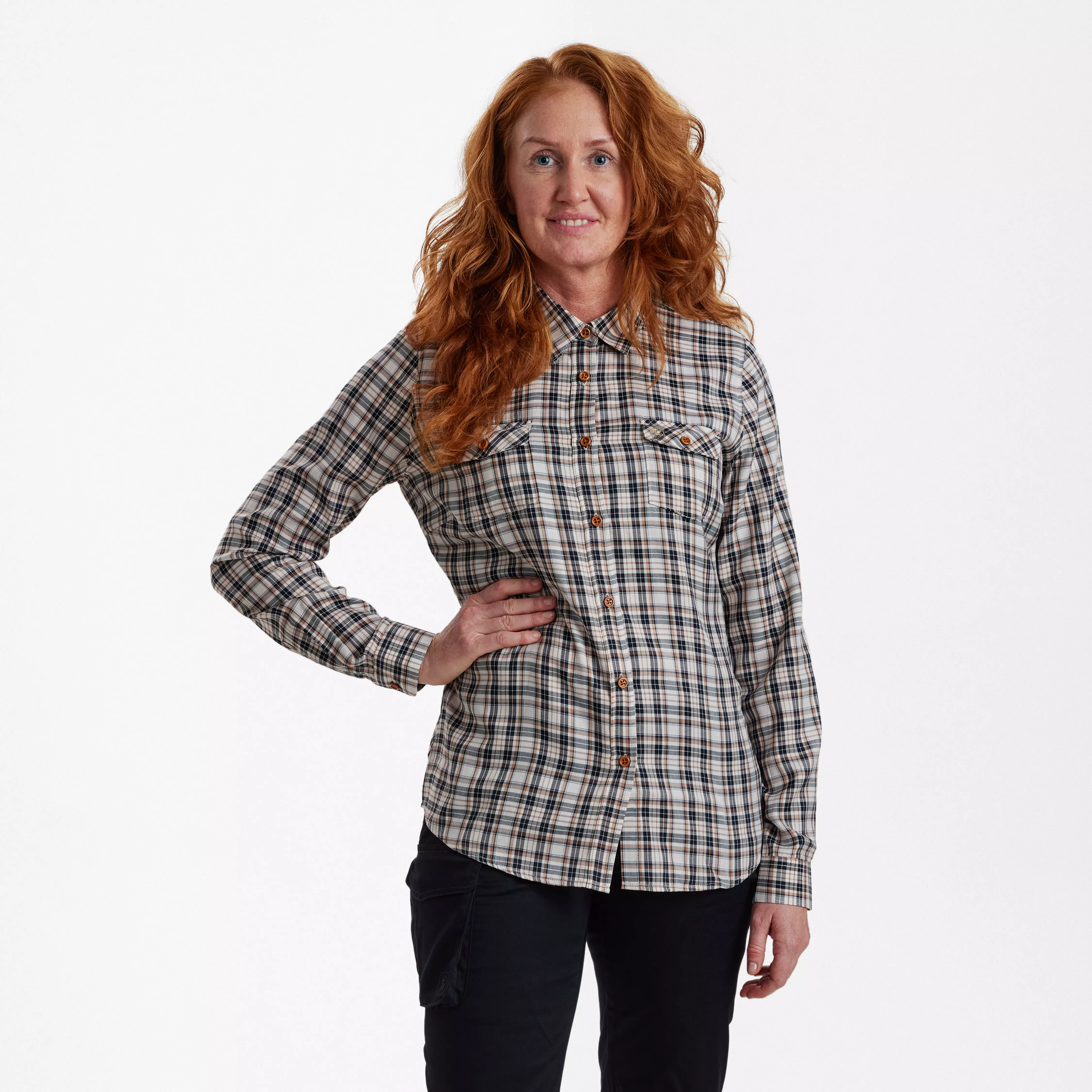 Chemise Lady Julia - à carreaux bleus