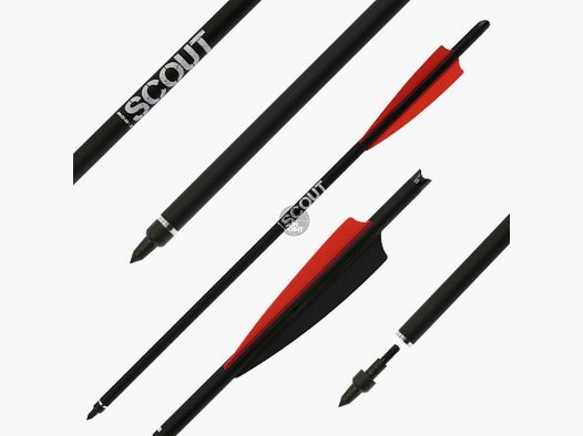 [Vorteilspack] Armbrustbolzen | X-BOW FMA Scout - 16 Zoll - Hybridbolzen - 24 Stück