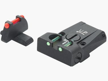 LPA TTF28SS Conjunto de Visores de Fibra Óptica para Pistolas SIG-Sauer Modelo P220, 225, 226 y 228 – Fibra Óptica