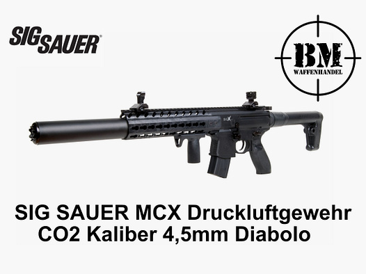 Sig Sauer MCX air rifle CO2 4.5mm diabolo air rifle