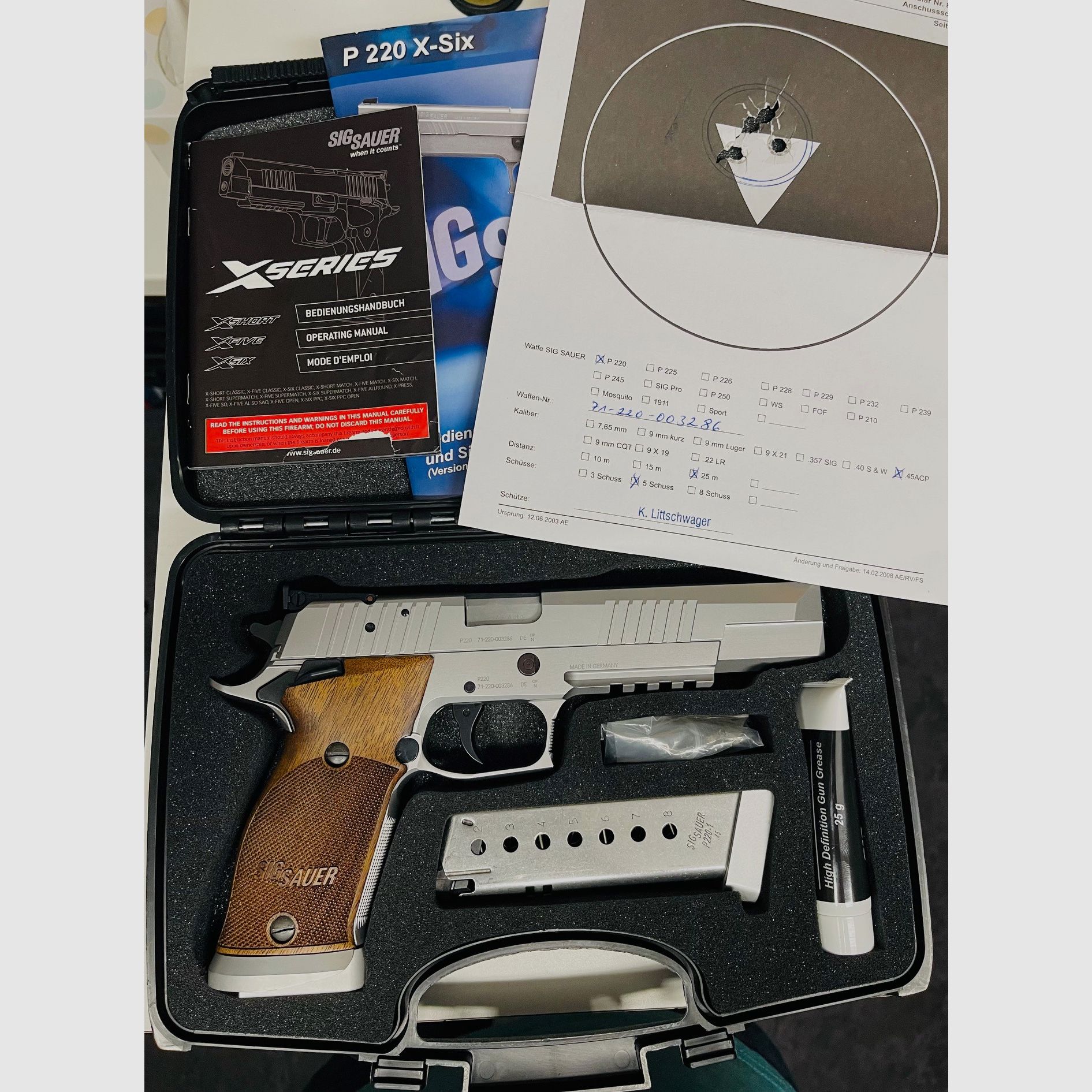 Sig Sauer P220 X-Six Classic II, .45Auto - LIKE NEW