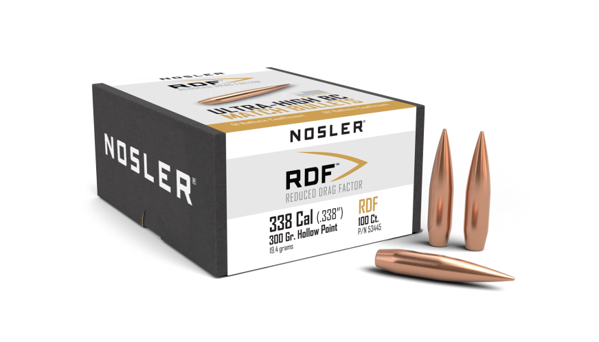 Box mit 100 Geschossen Nosler Kal. 0.338 RDF 300 grains 53445, Bild 1 von 2