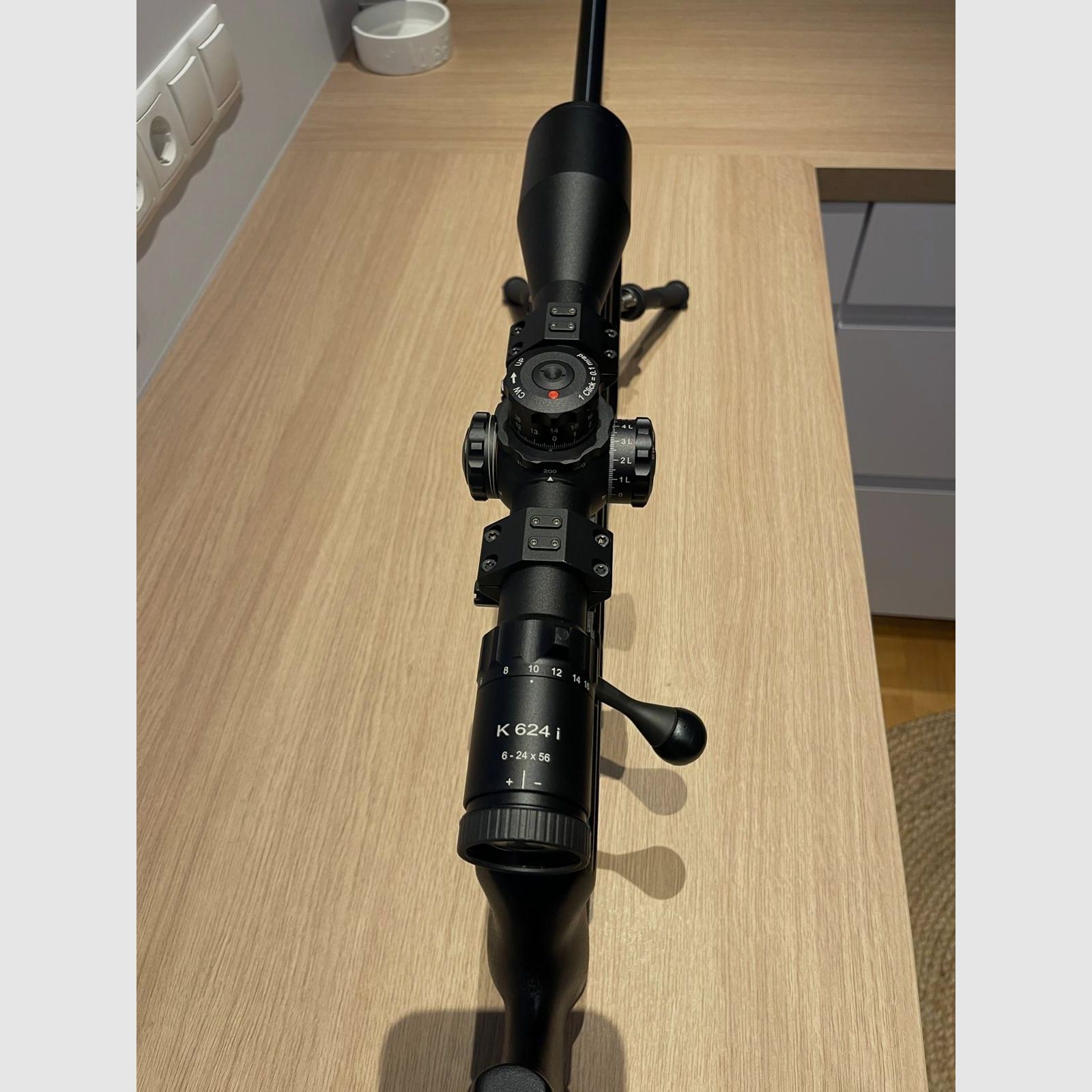 SAKO TRG 22 (.308 Win) + Kahles K 624i CW 6-24x56 Mil4 + ERATAC + SAKO Mündungsbremse + ATLAS BT65-NC + Picatinny Schiene + Tasmanian Tiger Gewehrtasche