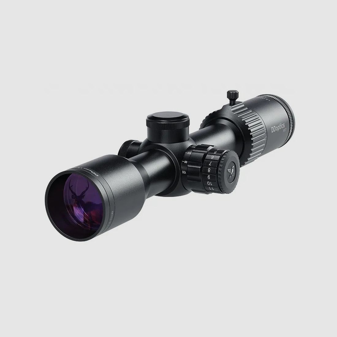DDoptics Zielfernrohr V10 1,5-15x40 NXT | MRAD | A4D I IFiber automatischer Leuchtpunkt