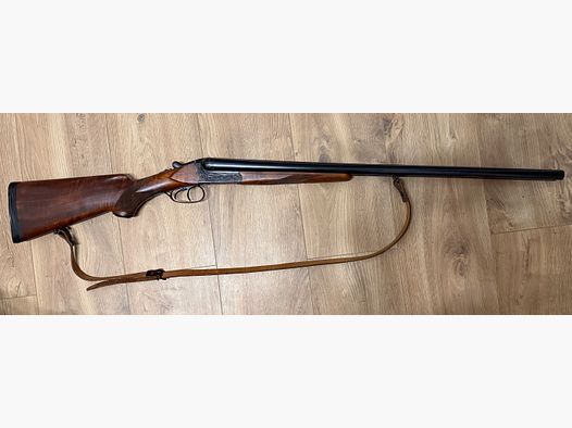 Simson Suhl double-barrel shotgun cross shotgun 12/70 shotgun color hardening