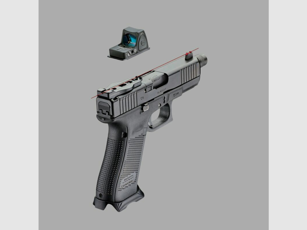 Rifle Doc | Liberación rápida de la mira Glock para Glock 17 Gen. 4 y Gen. 5 SIN MOS