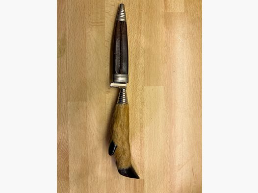 Original Linder hunting knife, quality brand Rehwappen, stainless steel blade, collector's item
