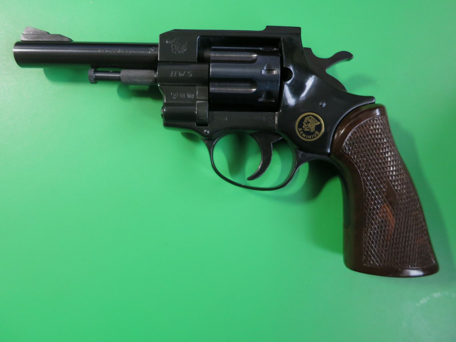 Weihrauch (Arminius ) HW5, .22 WinMag, revólver de caza de trampa, como nuevo   #72