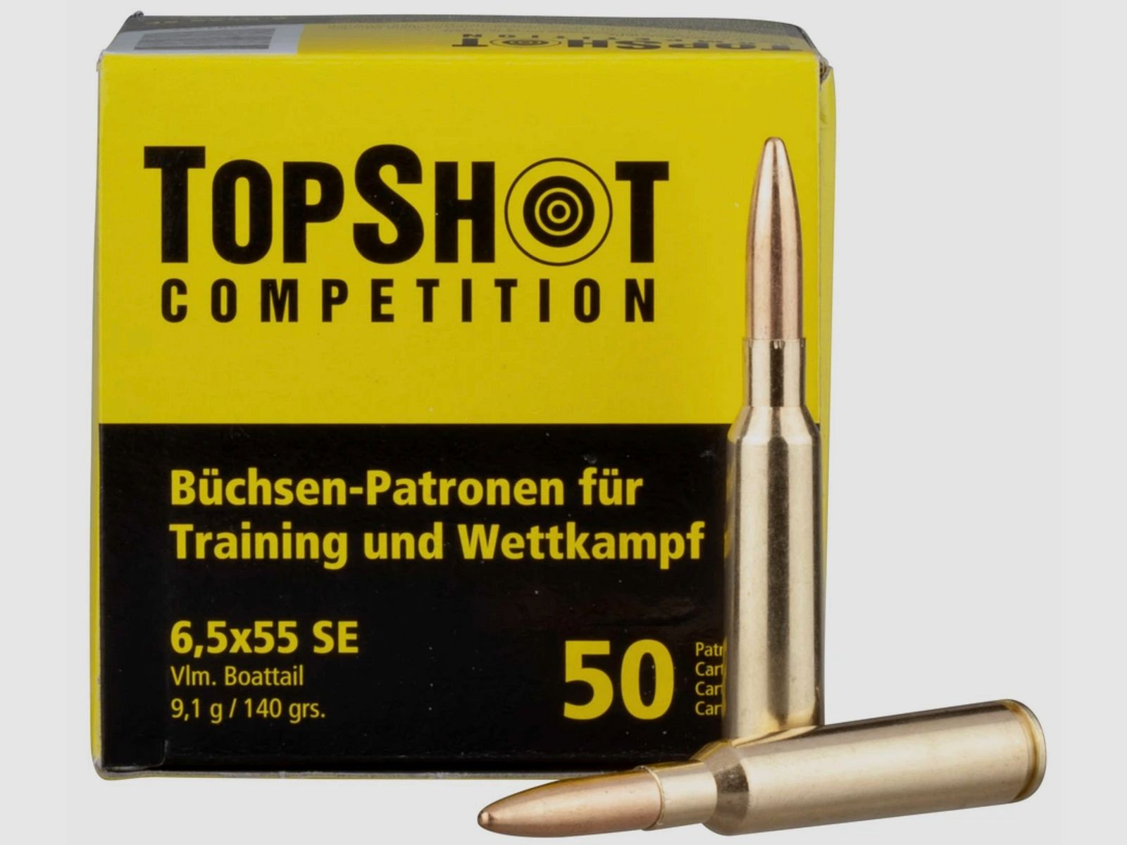 TOPSHOT 2003597 Competition 6,5x55 FMJ BT 9,1g/140grs. 50Stk.
