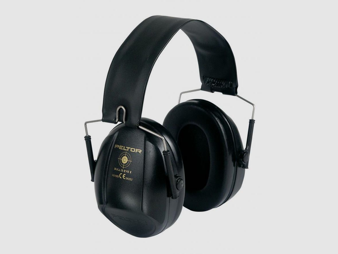 3M Peltor Bull's Eye I gehoorkappen, zwart