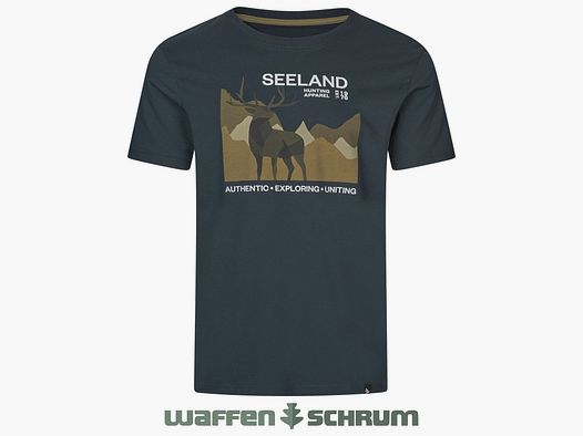Seeland T-Shirt Fragment Dark Navy