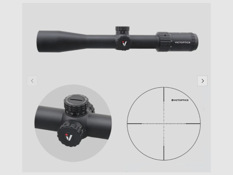 Victoptics OPSL31 S4 Zielfernrohr 3-12x40 - für 21mm Picatinny/Weaver