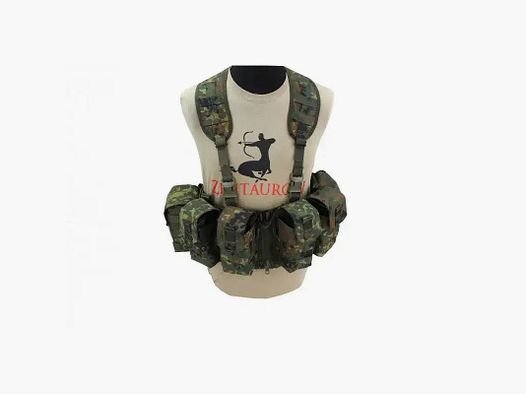 Zentauron Zentauron Chest Rig Nonmodular Split Front flecktarn