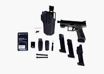 Pistola Beretta APX A1 Tactical / 9mm / oliva con molti accessori