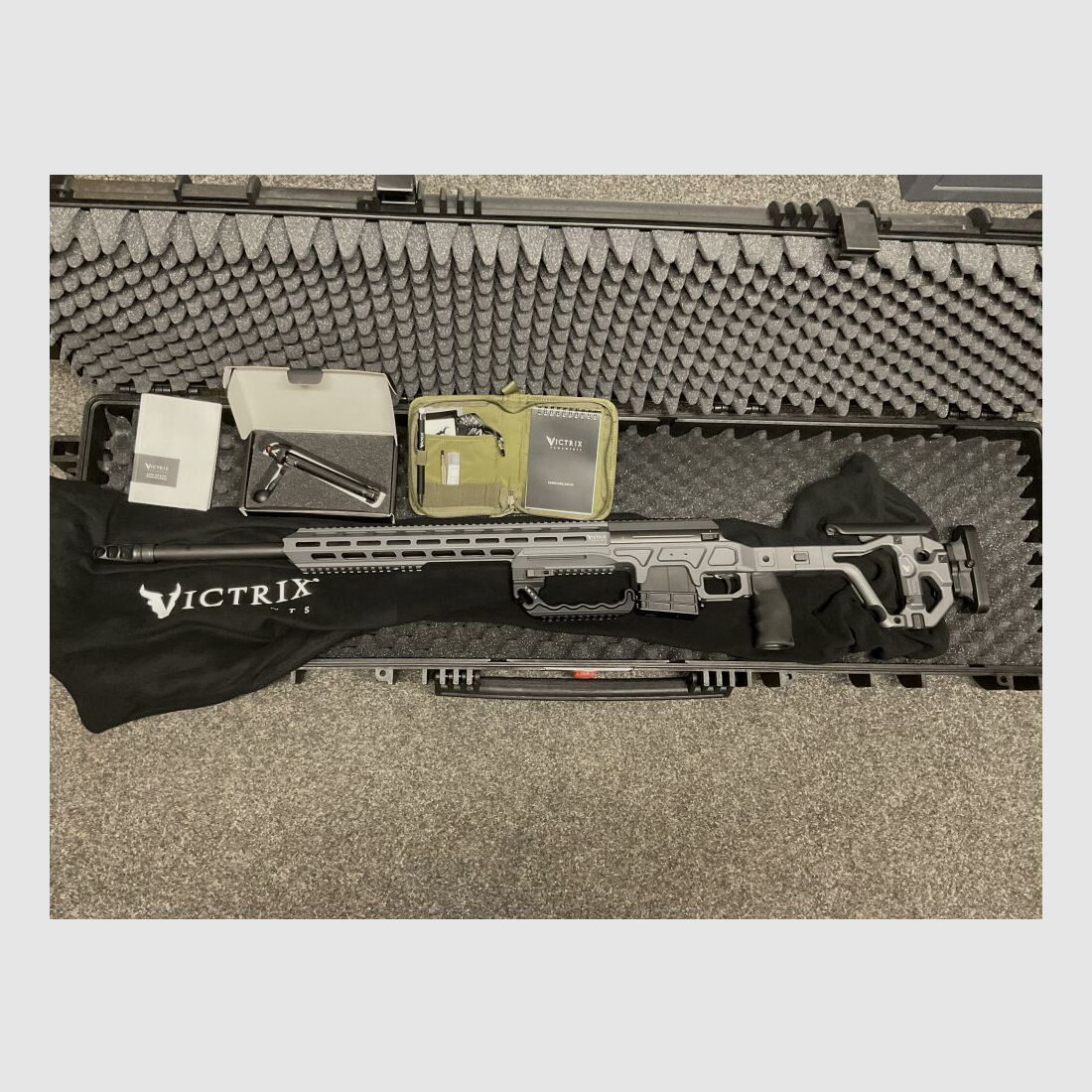 Victrix Gladio V Dark Grey 6,5 Creedmoore 26 Zoll Lauflänge