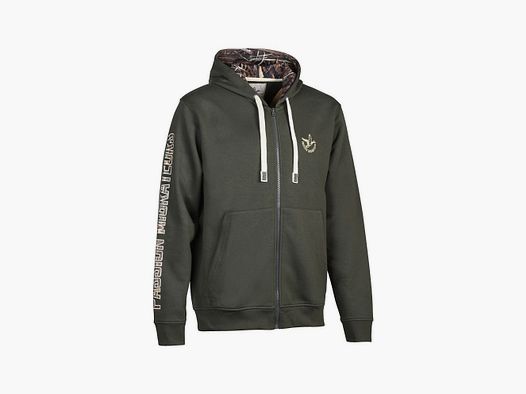 Zipp-Sweatjacke Passion Migrateur Kaki