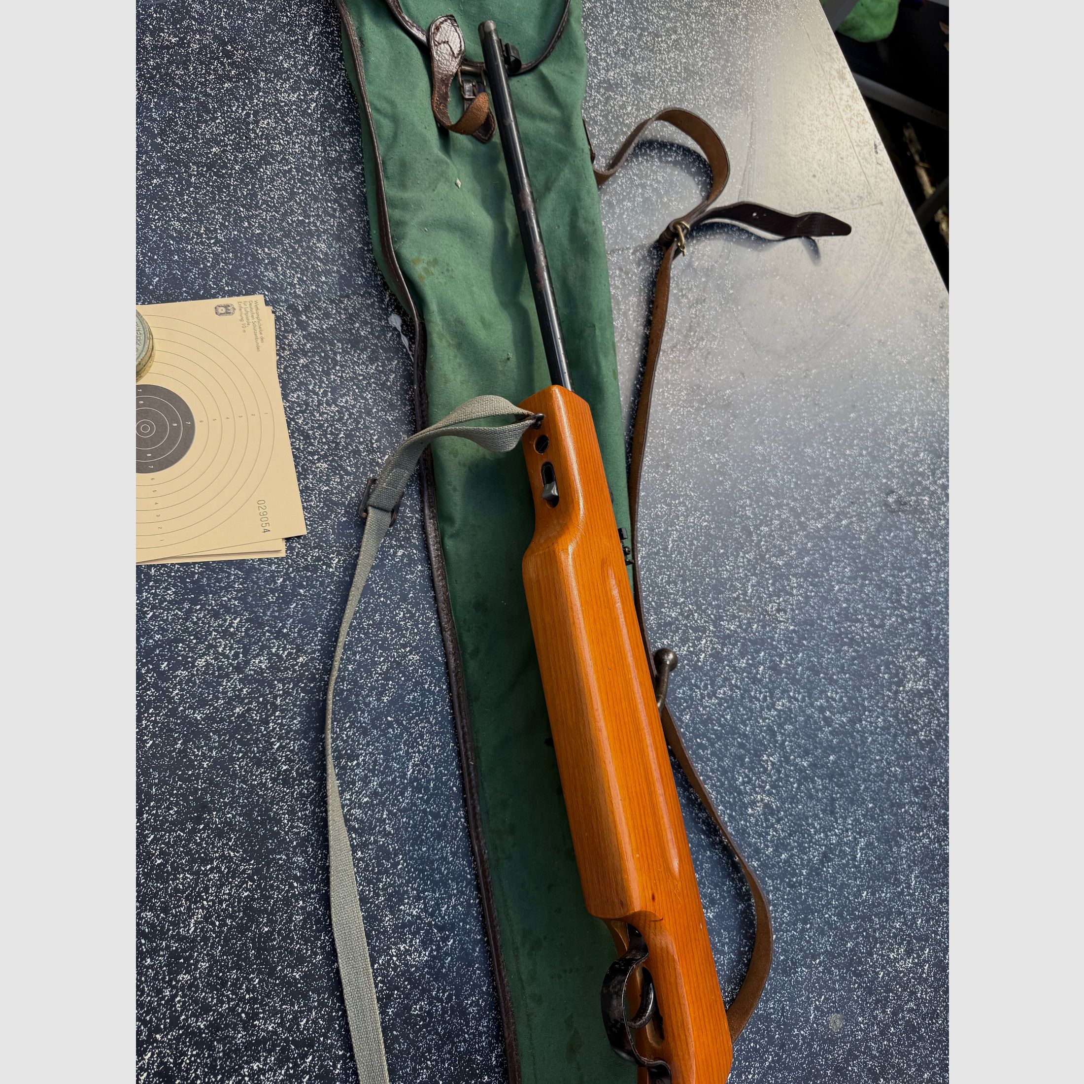 Haenel 310 Sportschaft inkl. Tasche Magazin usw. Luftgewehr DDR